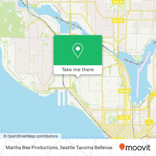 Martha Bee Productions map