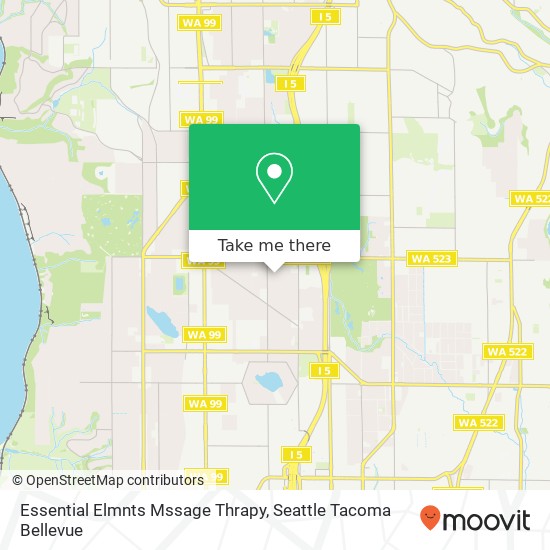 Essential Elmnts Mssage Thrapy map