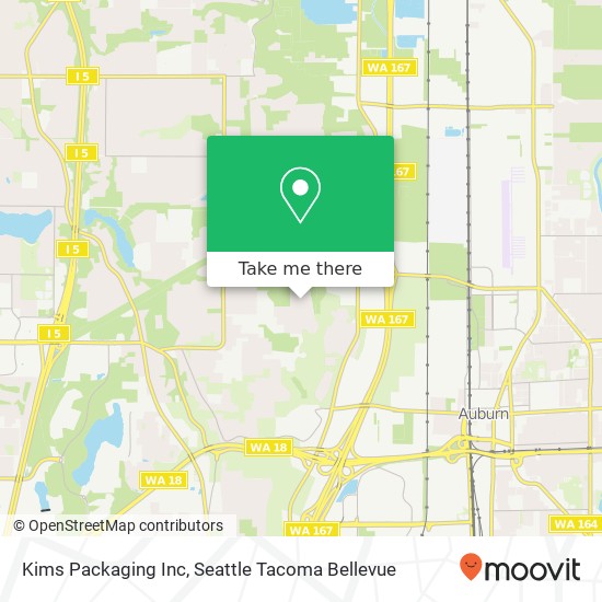 Kims Packaging Inc map