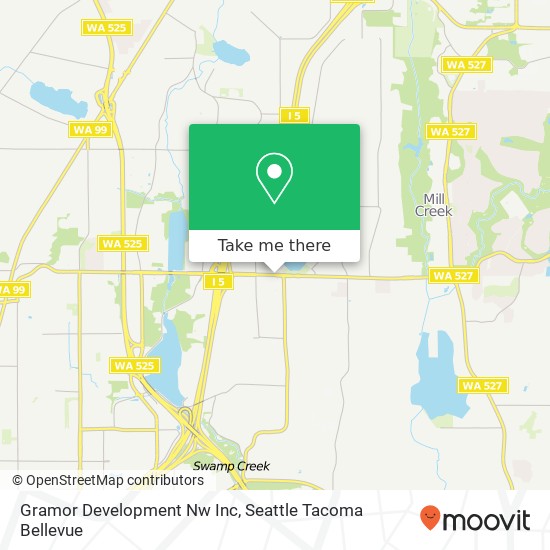 Gramor Development Nw Inc map