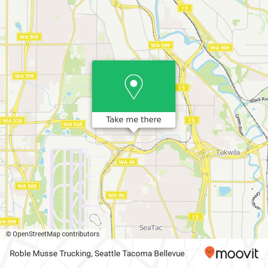 Roble Musse Trucking map