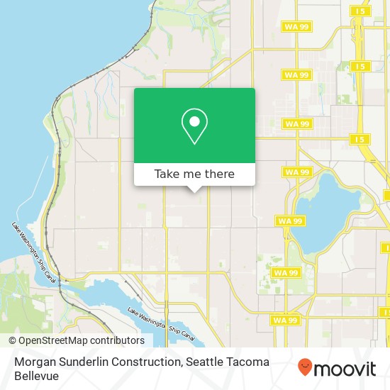 Morgan Sunderlin Construction map