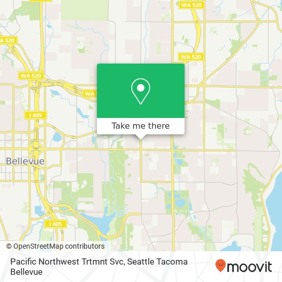 Pacific Northwest Trtmnt Svc map