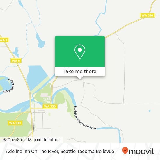 Adeline Inn On The River map