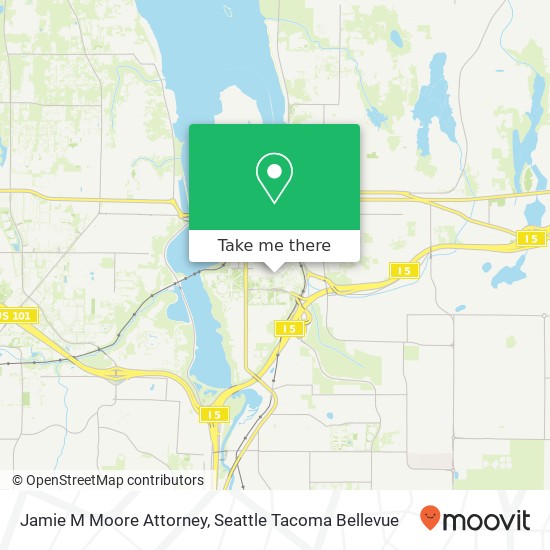 Jamie M Moore Attorney map