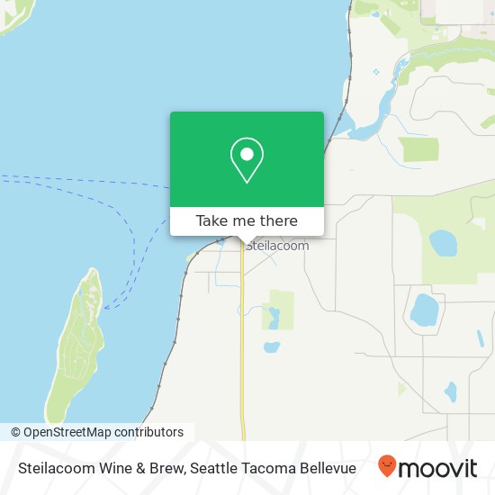 Steilacoom Wine & Brew map