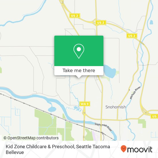 Mapa de Kid Zone Childcare & Preschool