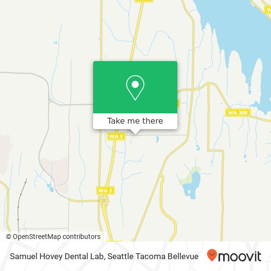 Samuel Hovey Dental Lab map