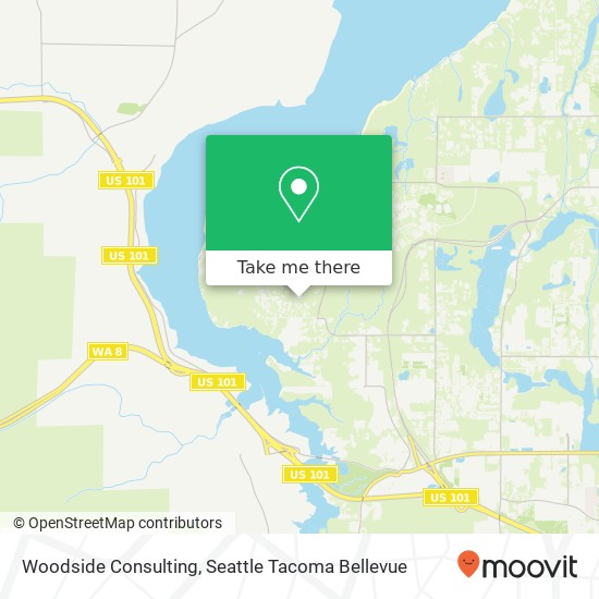 Mapa de Woodside Consulting