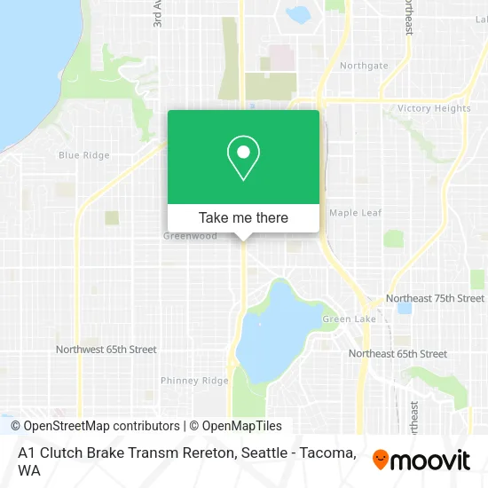 A1 Clutch Brake Transm Rereton map