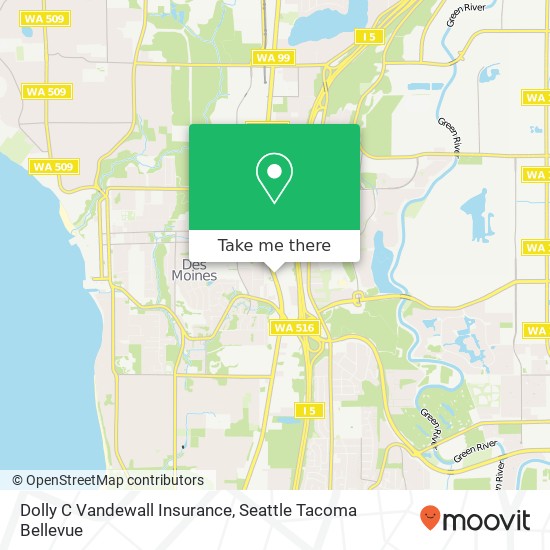 Dolly C Vandewall Insurance map