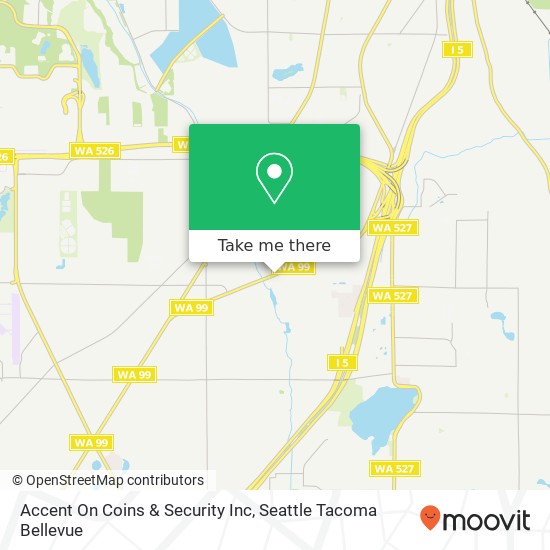 Accent On Coins & Security Inc map