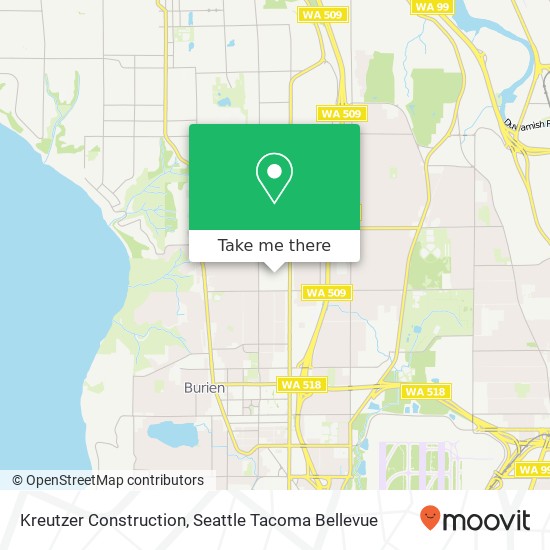 Mapa de Kreutzer Construction