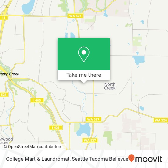 Mapa de College Mart & Laundromat