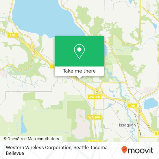 Mapa de Western Wireless Corporation