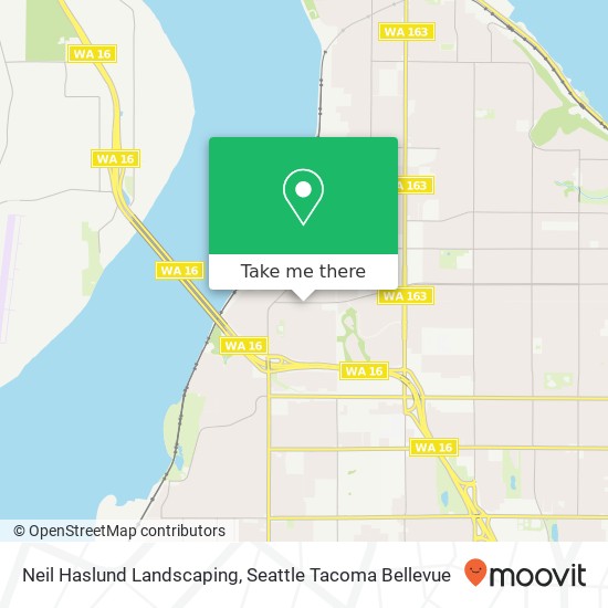 Neil Haslund Landscaping map