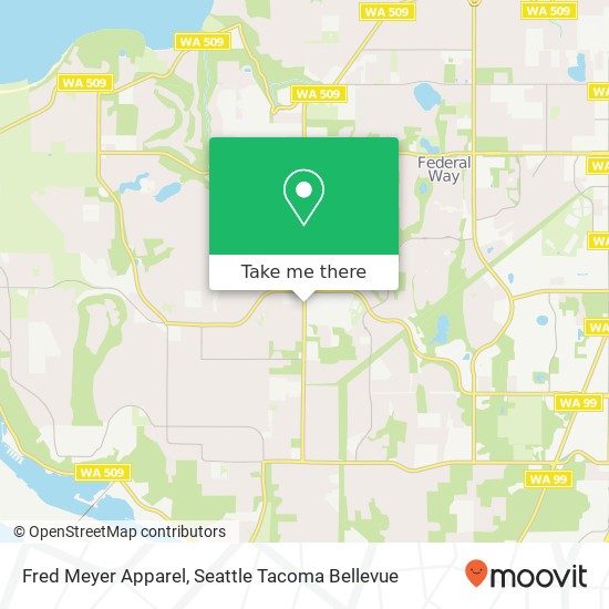 Mapa de Fred Meyer Apparel