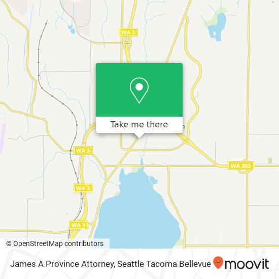 James A Province Attorney map