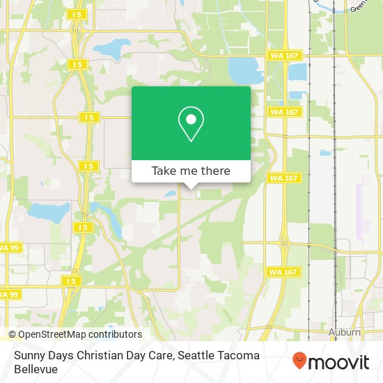 Sunny Days Christian Day Care map