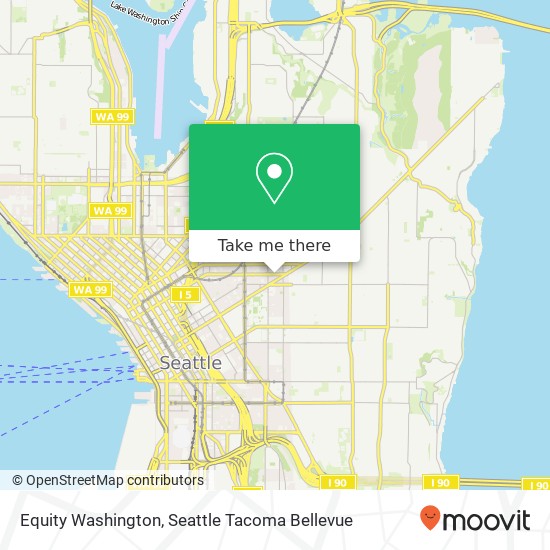 Mapa de Equity Washington