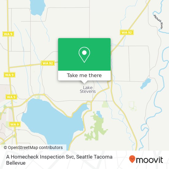 A Homecheck Inspection Svc map