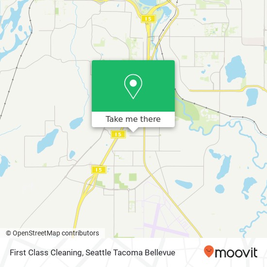 First Class Cleaning map