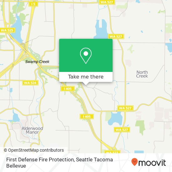 First Defense Fire Protection map