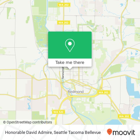 Honorable David Admire map
