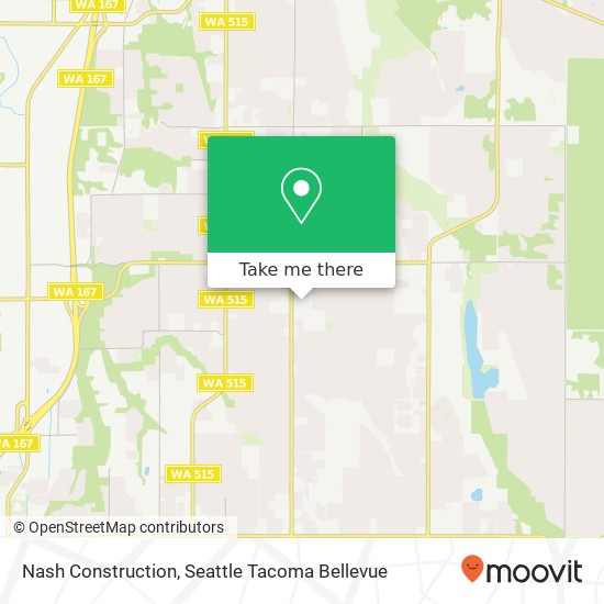 Nash Construction map