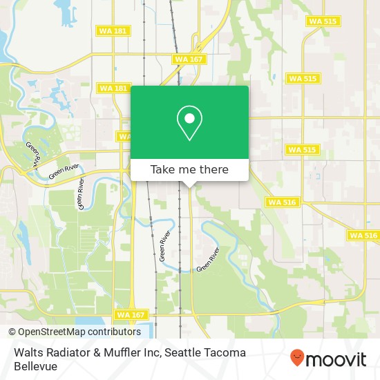 Walts Radiator & Muffler Inc map