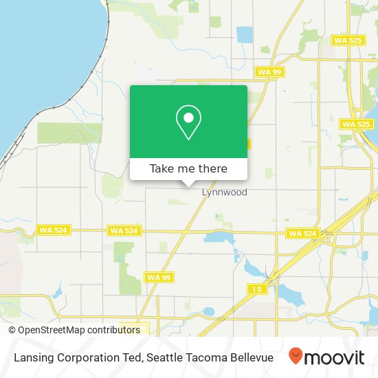 Mapa de Lansing Corporation Ted
