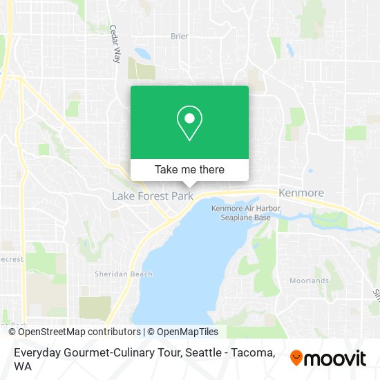 Everyday Gourmet-Culinary Tour map