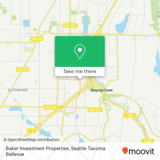 Baker Investment Properties map