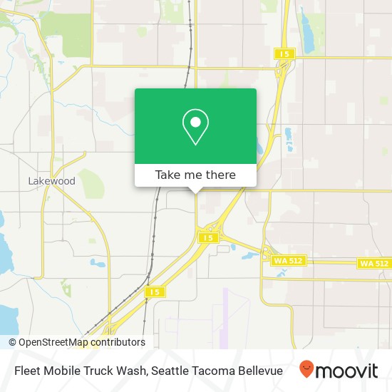 Mapa de Fleet Mobile Truck Wash