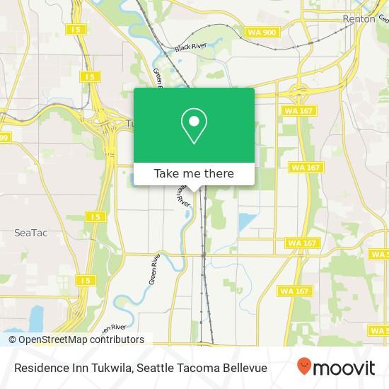 Mapa de Residence Inn Tukwila