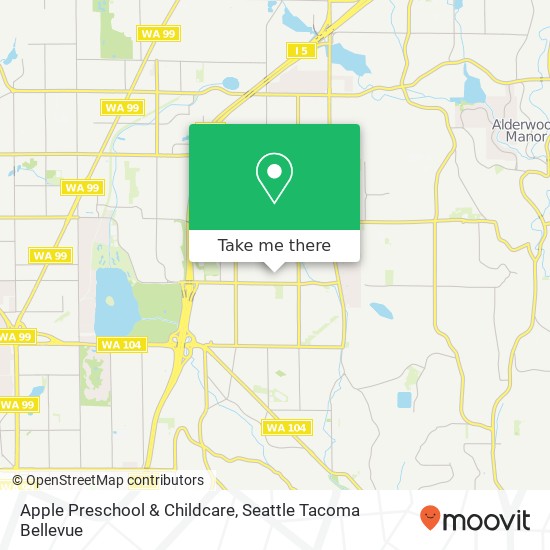 Mapa de Apple Preschool & Childcare