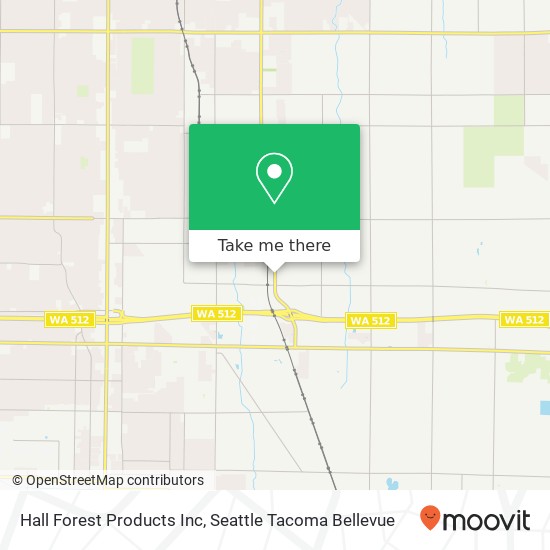 Mapa de Hall Forest Products Inc