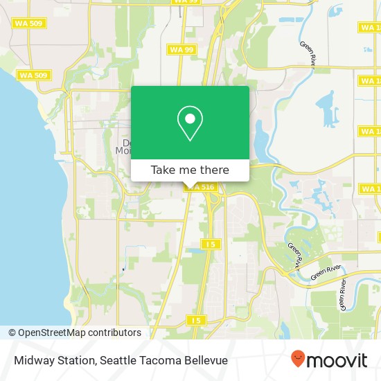 Midway Station map