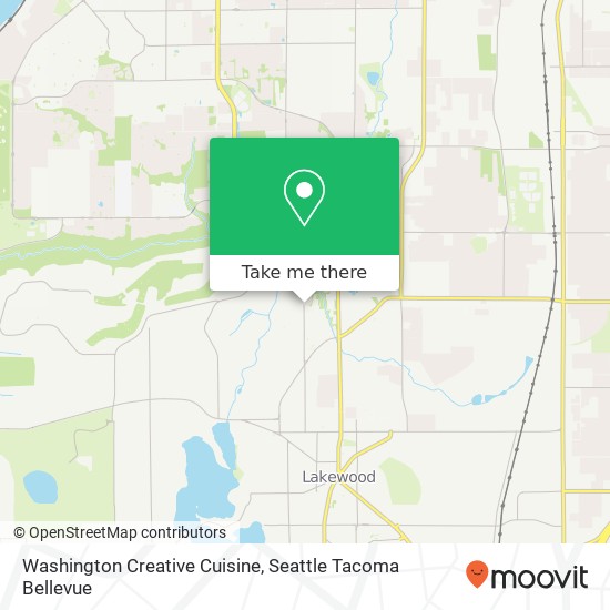 Mapa de Washington Creative Cuisine