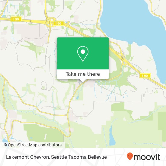 Mapa de Lakemont Chevron