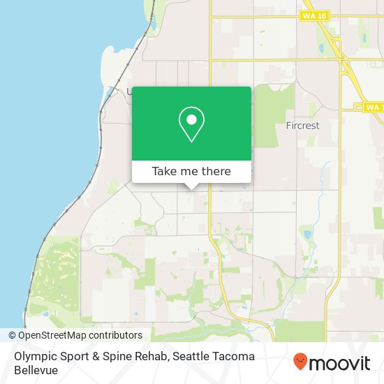 Olympic Sport & Spine Rehab map