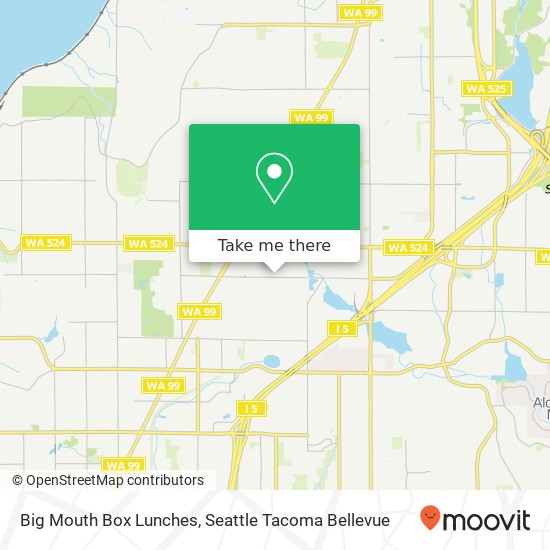 Mapa de Big Mouth Box Lunches