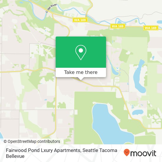 Fairwood Pond Lxury Apartments map