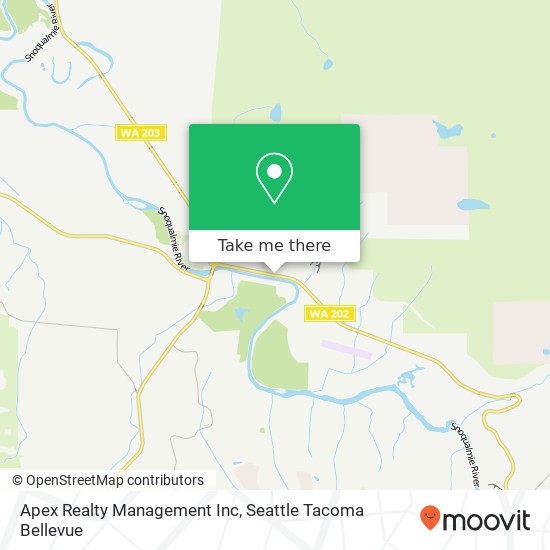 Apex Realty Management Inc map