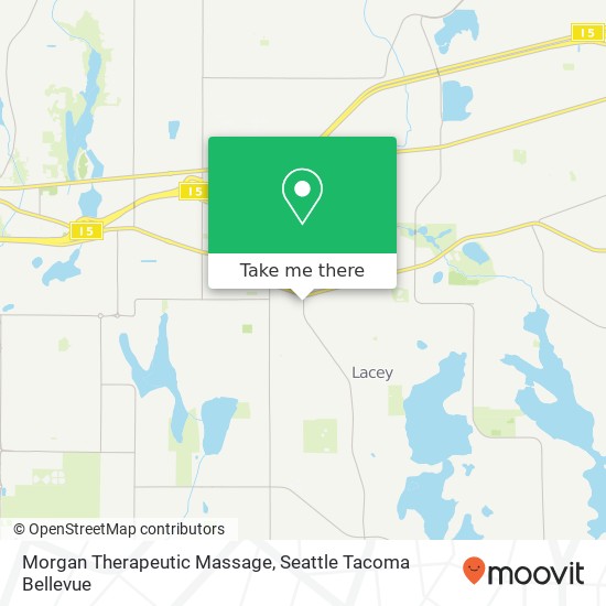 Morgan Therapeutic Massage map