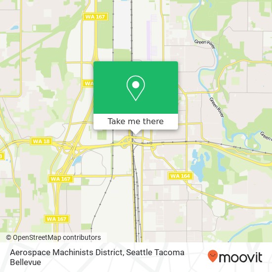 Aerospace Machinists District map