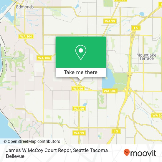 James W McCoy Court Repor map