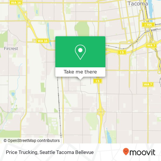 Price Trucking map