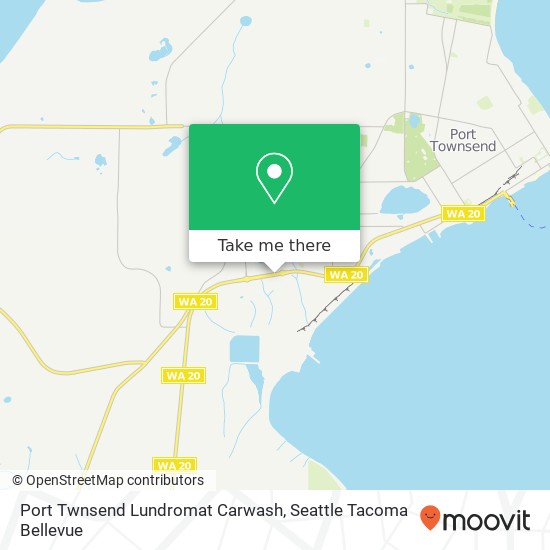 Mapa de Port Twnsend Lundromat Carwash