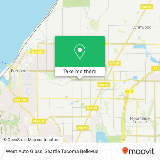 Mapa de West Auto Glass